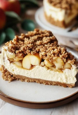 Apple Crumble Cheesecake