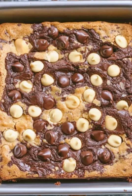 Best of Both World Brookie Bars = Cookie Brownie Bars Recipe