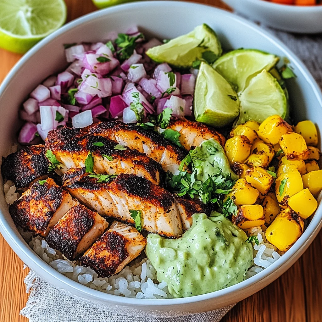 Blackened Fish Taco Bowls