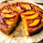 Bourbon Peach Upside-Down Cake