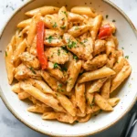 Cashew Cream Cajun Chicken Pasta - Dairy Free!