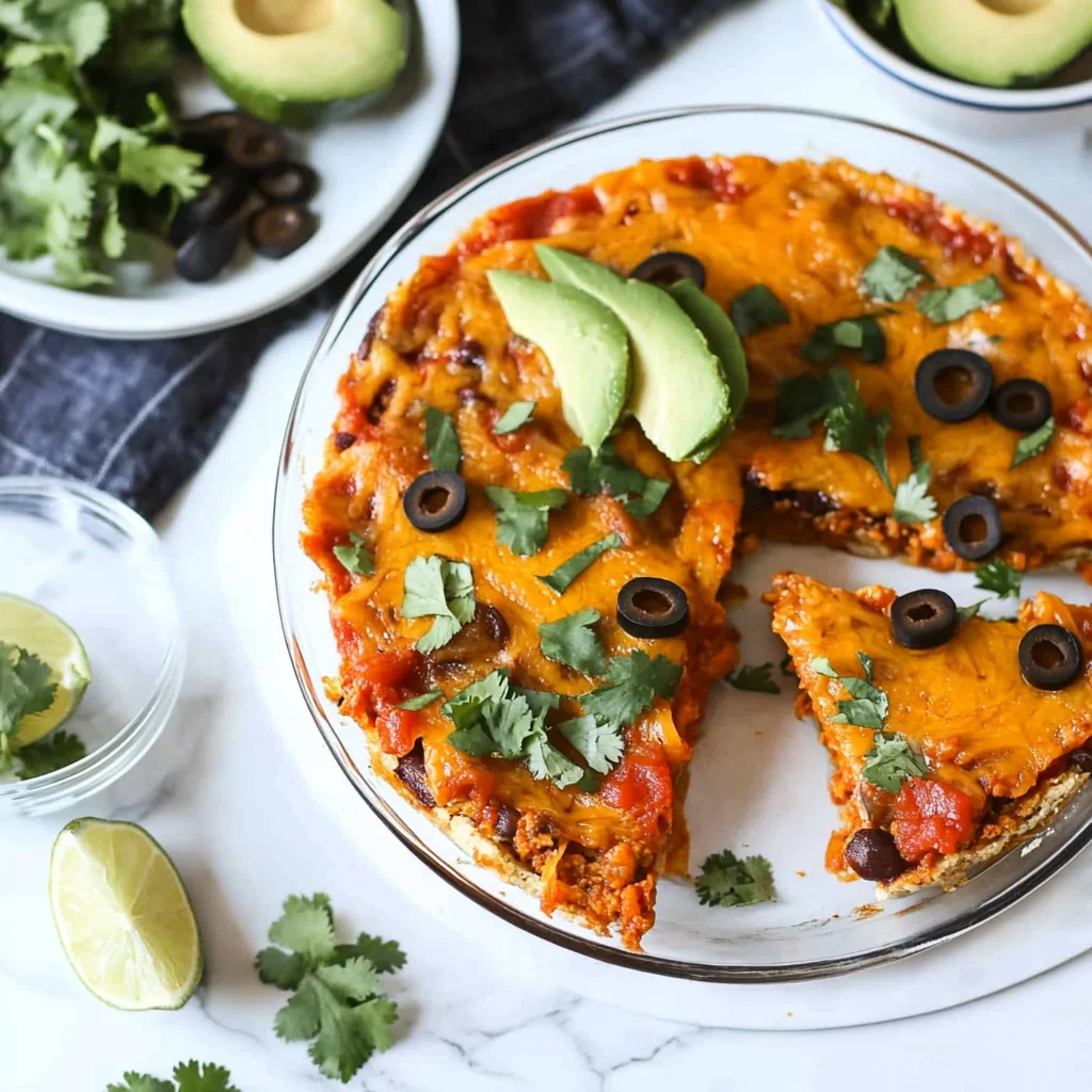 Crustless Taco Pie (Keto Taco Pie + Low Carb, Gluten Free)