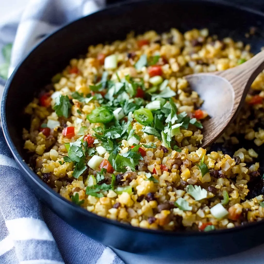 Dirty Keto Cauliflower Rice Recipe