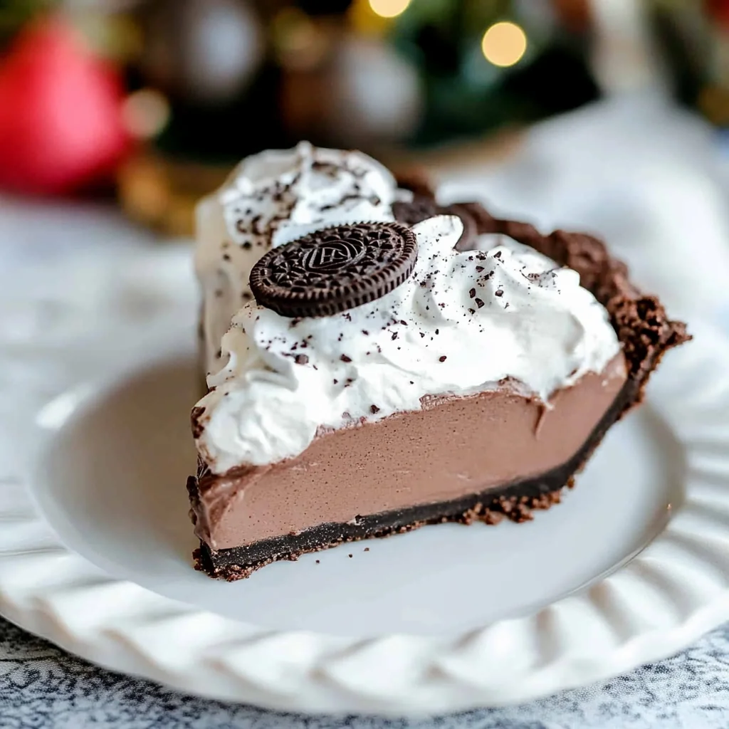 Easy Dreamy Oreo Chocolate Cream Pie