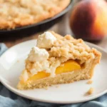 Easy Italian Peach Crumb Cake