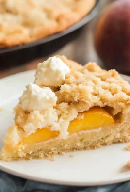 Easy Italian Peach Crumb Cake