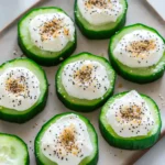 Everything Bagel Cucumber Bites