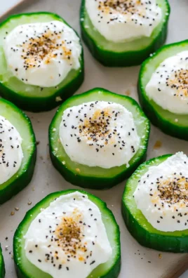 Everything Bagel Cucumber Bites