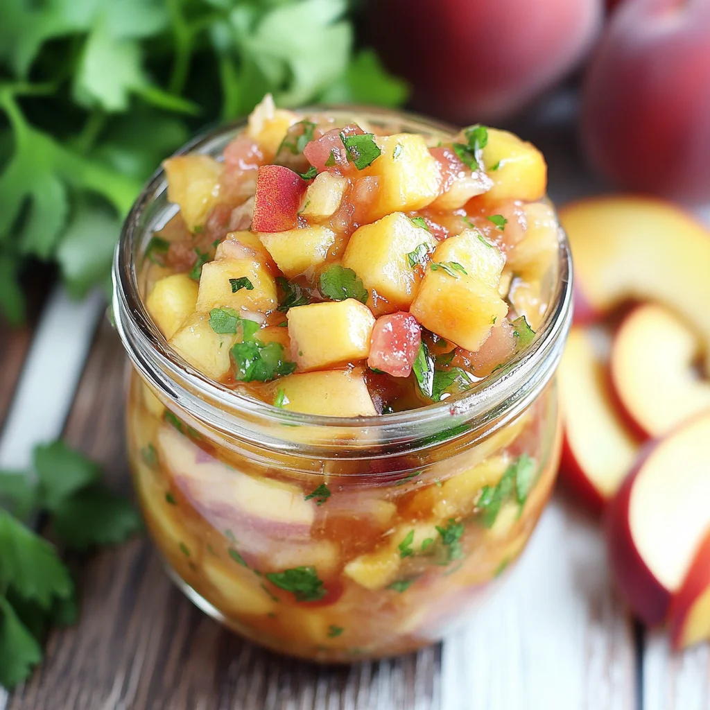 Fresh Peach Salsa recipe