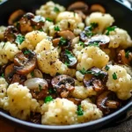 Garlic Cauliflower Mushroom Skillet: Quick & Delicious Dish
