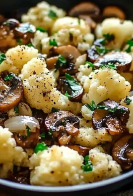 Garlic Cauliflower Mushroom Skillet: Quick & Delicious Dish