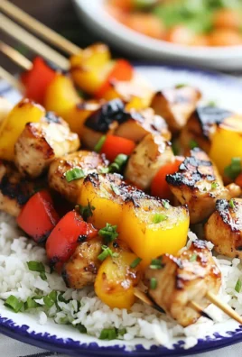 Grilled Teriyaki Chicken Kabobs