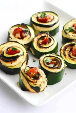 Grilled Zucchini Hummus Roll-Ups Recipe
