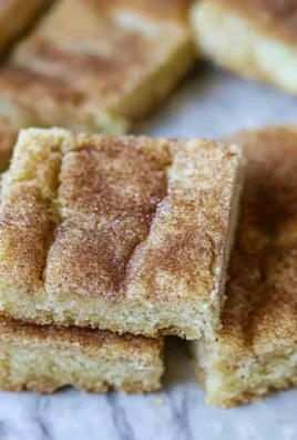 Homemade Snickerdoodle Cookie Bars