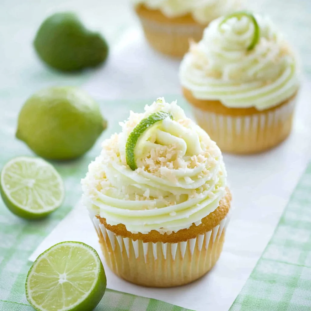Key Lime Coconut Cupcakes