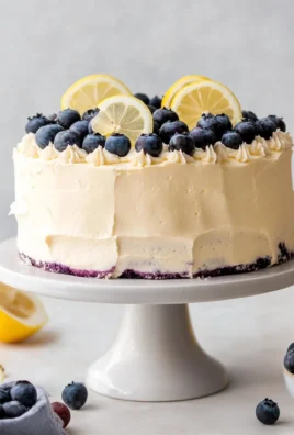Lemon Blueberry Layer Cake