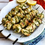 Lemon Pesto Chicken Kabobs