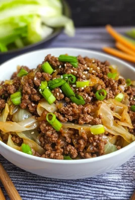 Low-Carb Mongolian Ground Beef and Cabbage: 20-Minute Meal