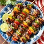 Mexican Barbecue Chicken Skewers