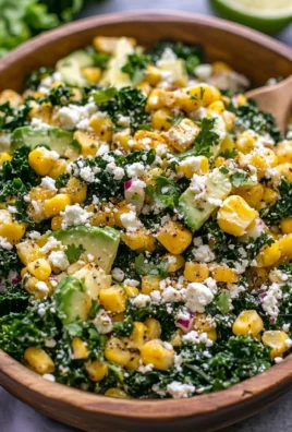 Mexican Street Corn Kale Salad