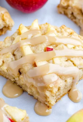 Moist Apple Scones with Maple Glaze