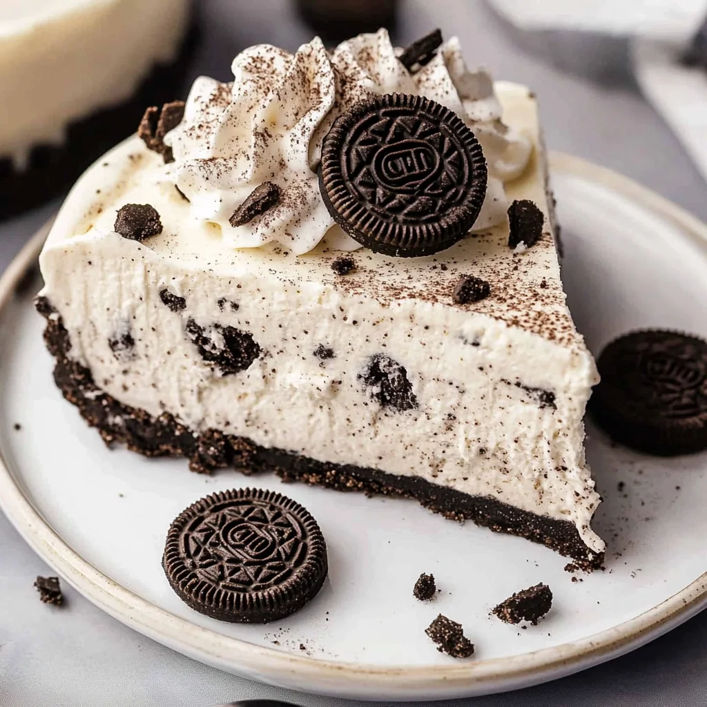 No Bake Oreo Cheesecake