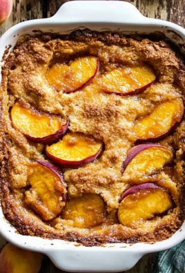 Old School Easy Brown Sugar Peach Cobbler