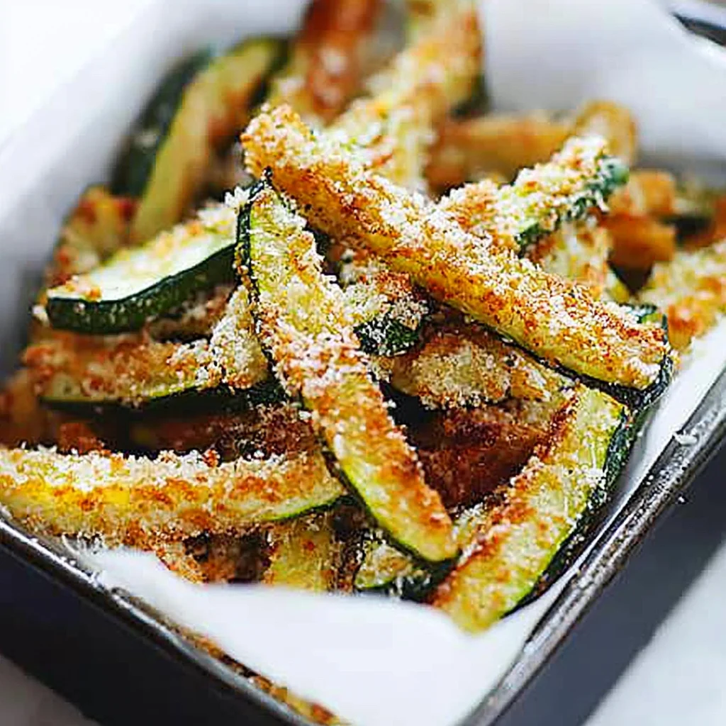 Parmesan Zucchini Fries