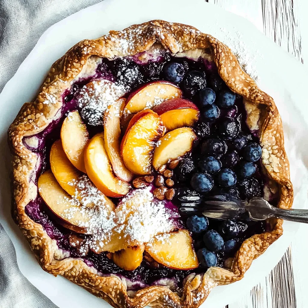 Peach Blueberry Galette Recipe