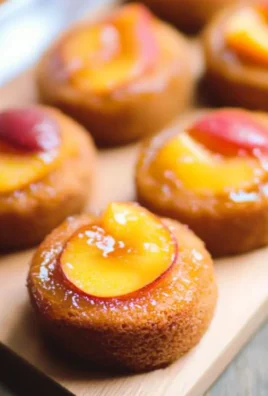 Peach Upside Down Mini Cakes