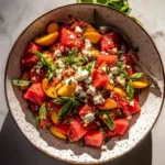 Peach Watermelon Salad Recipe
