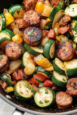 Skillet Sausage and Zucchini