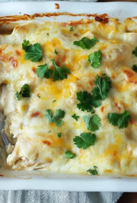 Skinny White Chicken Enchiladas