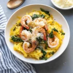Spaghetti Squash Shrimp Scampi