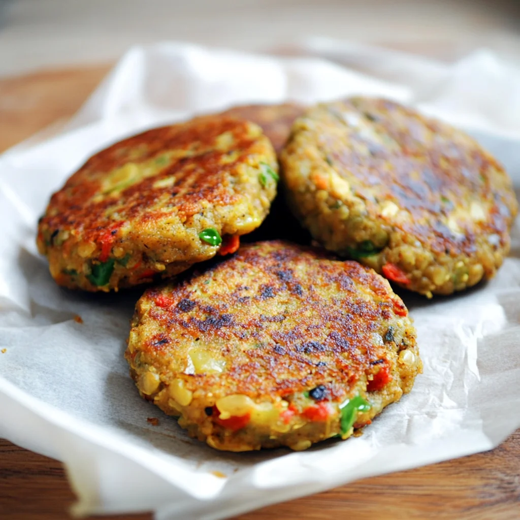 Spicy Vegan Lentil Cakes