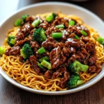 Sticky Beef Noodles