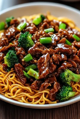 Sticky Beef Noodles