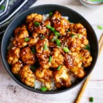Sticky Sesame Cauliflower