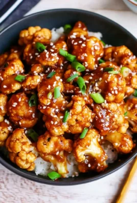 Sticky Sesame Cauliflower
