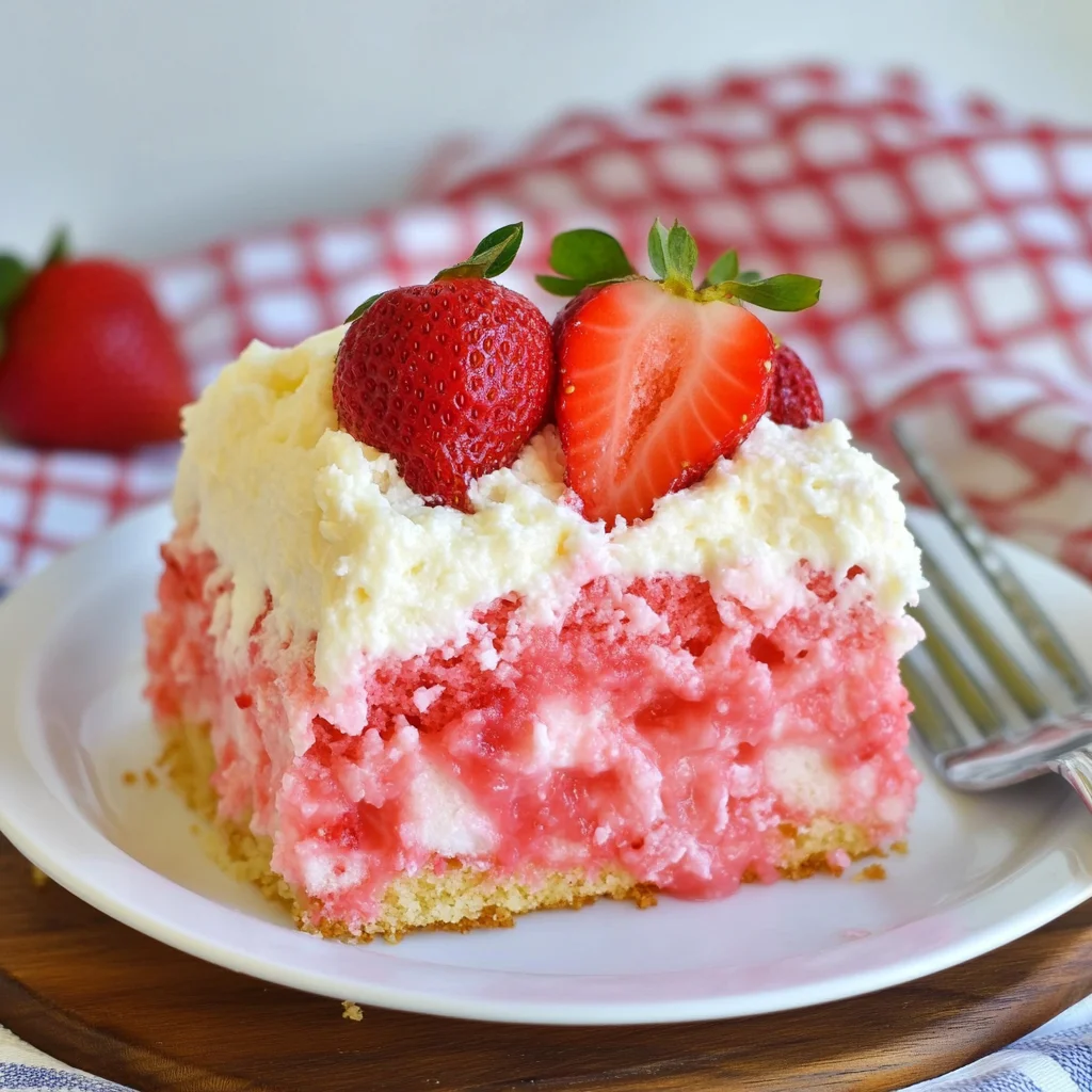 Strawberry Poke Cake