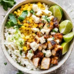 Street Corn Chicken Rice Bowl
