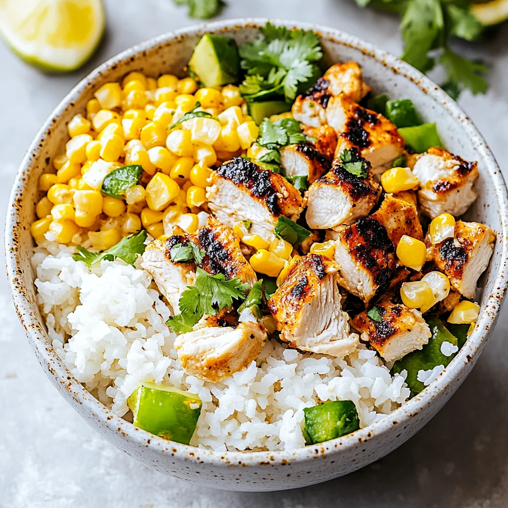 Street Corn Chicken Rice Bowl Recipe
