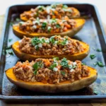 Turkey Taco Stuffed Sweet Potatoes