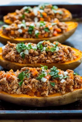 Turkey Taco Stuffed Sweet Potatoes