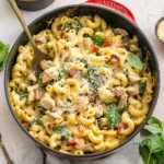 Tuscan Chicken Mac and Cheese