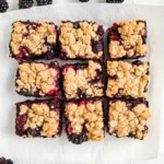 Vegan Berry Crumble Bars