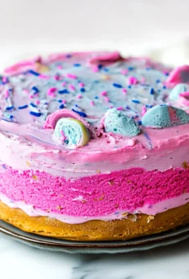 Vegan Cotton Candy Ice Cream Cake