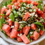 Watermelon Basil Salad