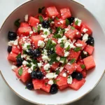 Watermelon Feta Mint Salad