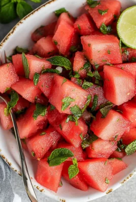 Watermelon Mojito Salad